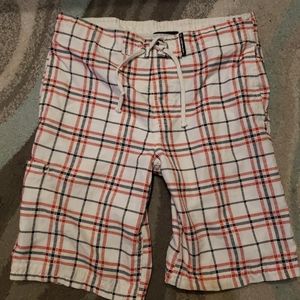 Kids White Swim Trunks
